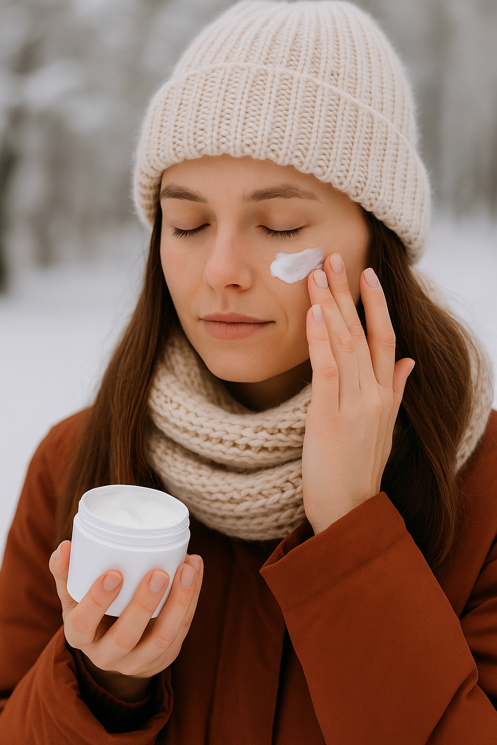 Routine de soins visage en hiver