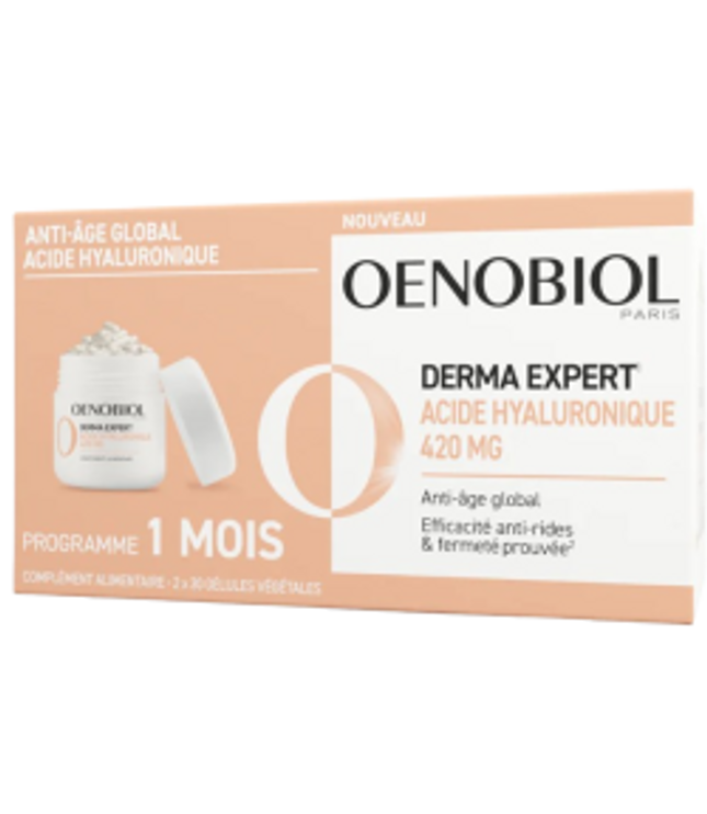 OENOBIOL DERMA EXPERT Acide Hyaluronique 420mg - Lot de 2x30 Gélules