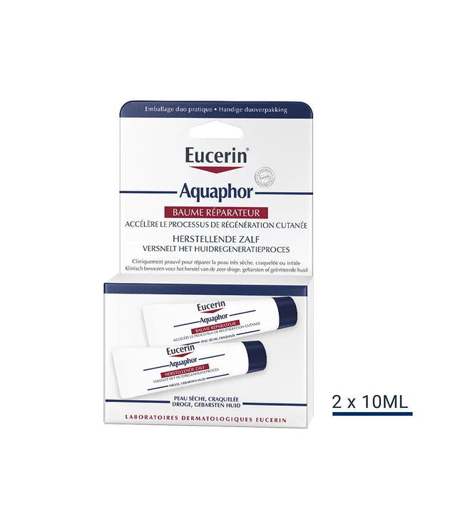 EUCERIN AQUAPHOR Baume Réparateur Cutané - Lot de 2x10ml