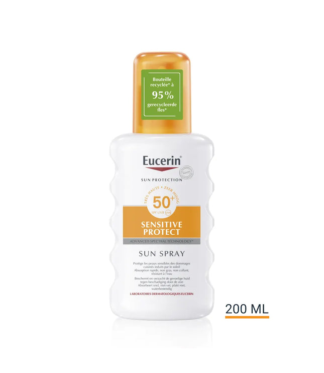EUCERIN SUN PROTECTION Sensitive Protect SPF50+ Spray Solaire - 200ml