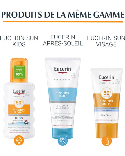 EUCERIN SUN PROTECTION Sensitive Protect SPF50+ Spray Solaire - 200ml
