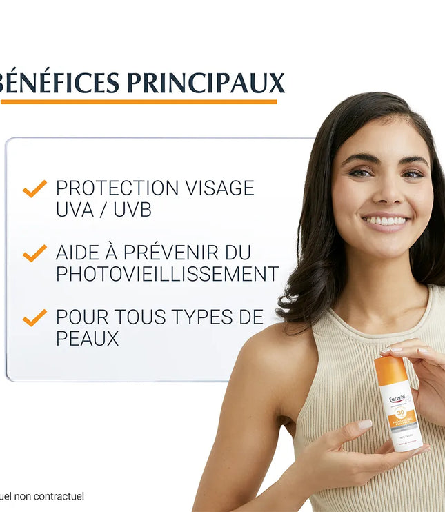 EUCERIN SUN PROTECTION SPF50 Fluide Solaire Anti-Âge - 50ml