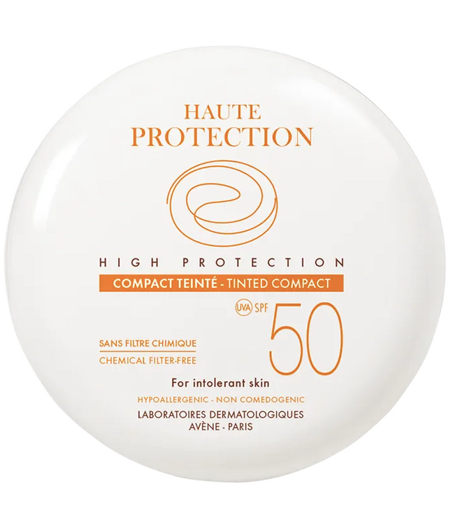 AVÈNE SOLAIRE Haute Protection Compact Teinté Sable SPF 50 - 10g