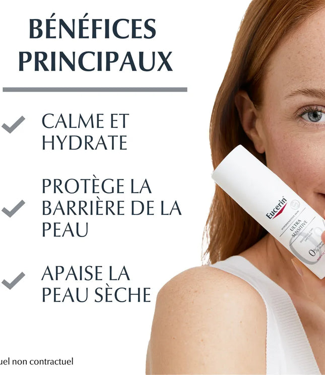 EUCERIN ULTRASENSIBLE Soin Apaisant Peau Sèche - 50ml