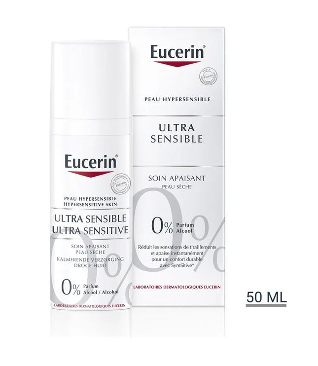 EUCERIN ULTRASENSIBLE Soin Apaisant Peau Sèche - 50ml