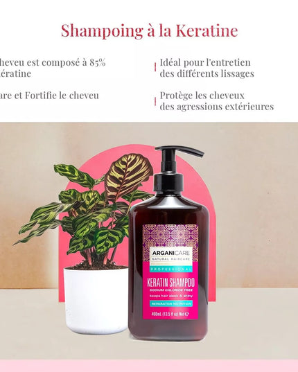 Shampoing réparateur et nutritif - Kératine