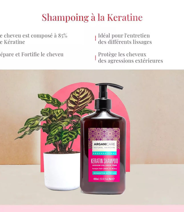 Shampoing réparateur et nutritif - Kératine