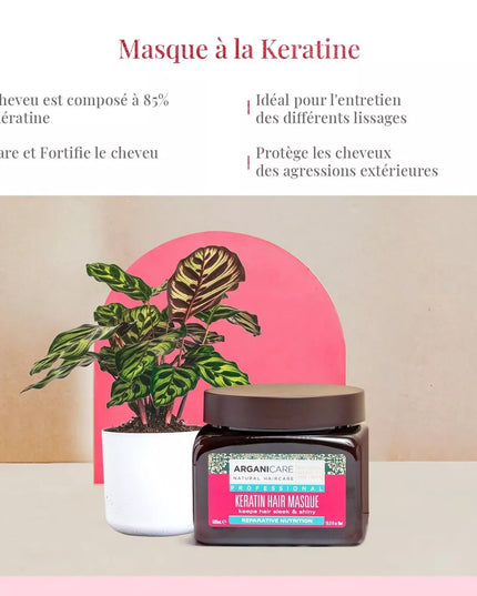 ARGANICARE Masque réparateur et nutritif - Kératine