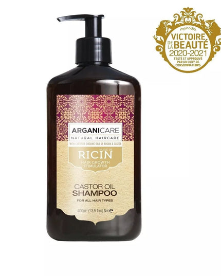 ARGANICARE HUILE DE RICIN Shampooing - 400ml