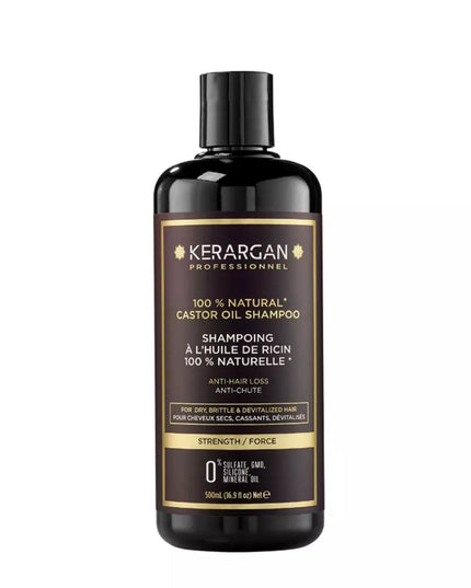 Kerargan - Shampoing Anti-Chute à l'Huile de Ricin - 500ml