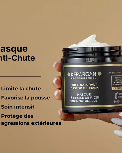 Kerargan - Masque Anti-Chute à l'Huile de Ricin - 500ml