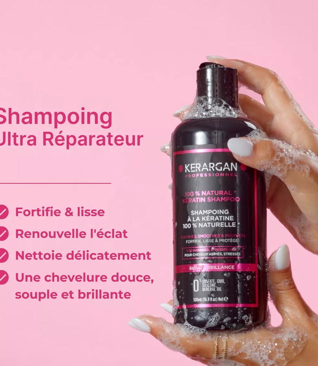 Kerargan - Shampoing Ultra Réparateur à la Kératine - 500ml