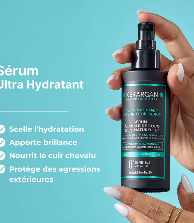 Kerargan - Sérum Hydratant à l'Huile de Coco - 100ml