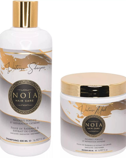NOÏA HAIRCARE  PACK DUO VIRTUOSE SHAMPOING 500ML + MASQUE 500ML FIGUE DE BARBARIE & CAVIAR