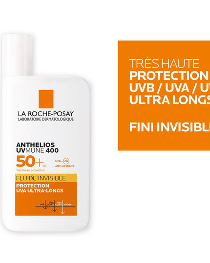 ANTHELIOS UVMUNE 400 Fluide Solaire Invisible sans Parfum SPF50+ - 50ml LA ROCHE POSAY