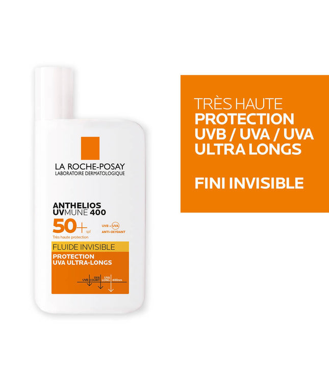 ANTHELIOS UVMUNE 400 Fluide Solaire Invisible sans Parfum SPF50+ - 50ml LA ROCHE POSAY