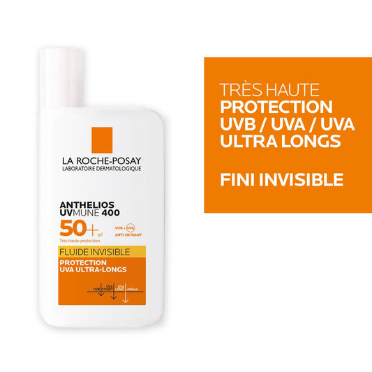 ANTHELIOS UVMUNE 400 Fluide Solaire Invisible sans Parfum SPF50+ - 50ml LA ROCHE POSAY