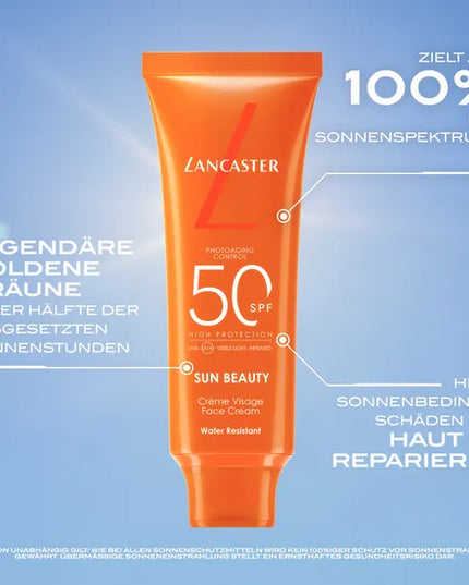 LANCASTER SUN BEAUTY Crème Solaire SPF50 - 50ml