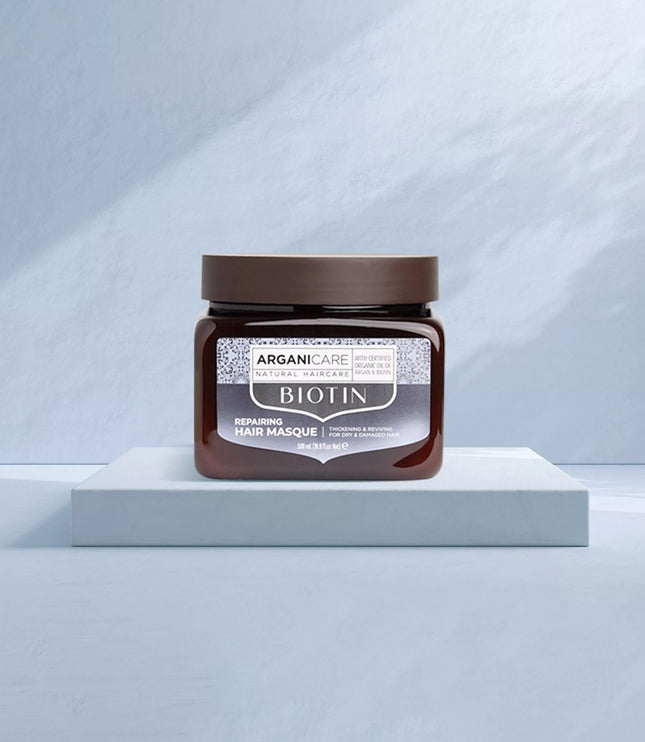 ARGANICARE Masque hydratant et réparateur à la Biotine - Cheveux secs et abîmés