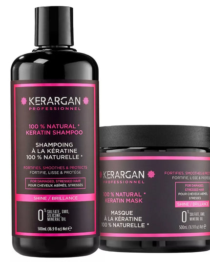 Kerargan - Duo Shampoing & Masque à la Kératine - 2x500ml