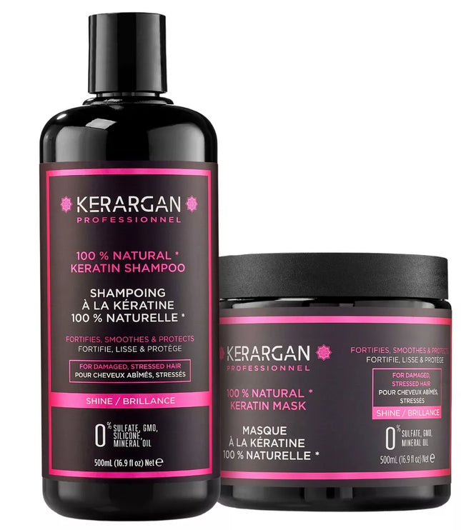 Kerargan - Duo Shampoing & Masque à la Kératine - 2x500ml