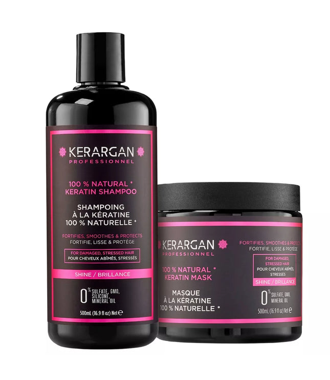 Kerargan - Duo Shampoing & Masque à la Kératine - 2x500ml