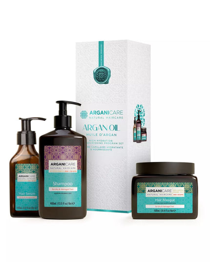 Coffret ultra-nourrissant - Argan & karité - Cheveux bouclés - 3 prod