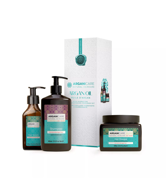 Coffret ultra-nourrissant - Argan & karité - Cheveux bouclés - 3 prod