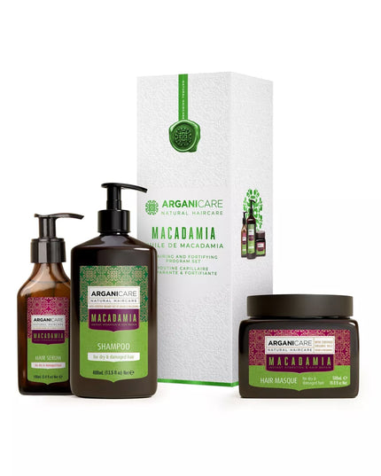 ARGANICARE Coffret Trio - Rituel à l'Huile de Macadamia