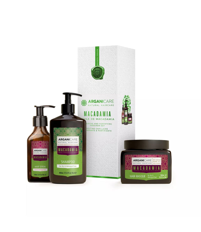 ARGANICARE Coffret Trio - Rituel à l'Huile de Macadamia