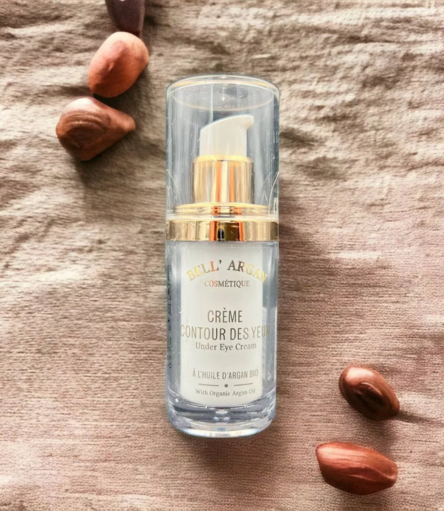 CRÈME CONTOUR DES YEUX A L'HUILE D'ARGAN BIO 15ml