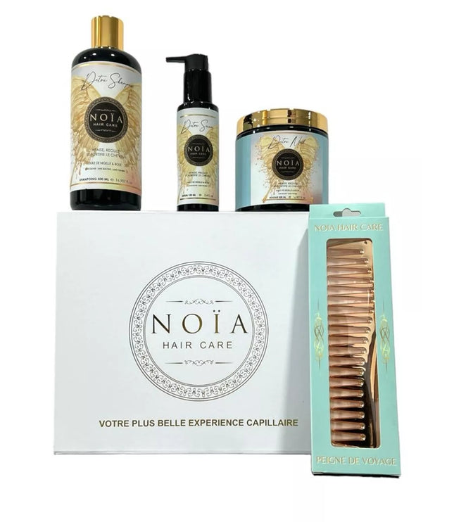 NOÏA HAIRCARE Coffret prestige Trio Detox + Peigne de voyage