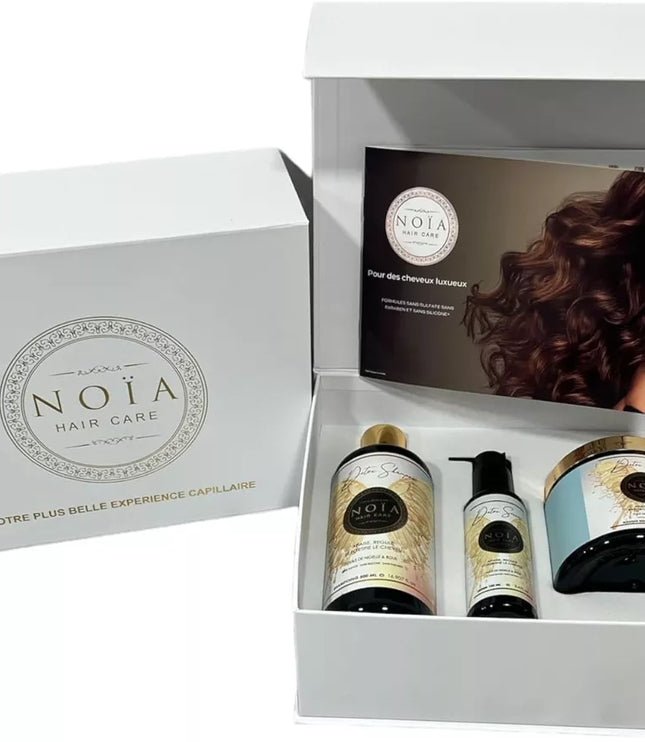 NOÏA HAIRCARE Coffret prestige Trio Detox + Peigne de voyage