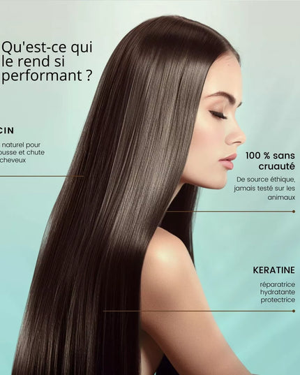 ROSEBAIE SHAMPOOING Kératine et Huile de Ricin 500ml