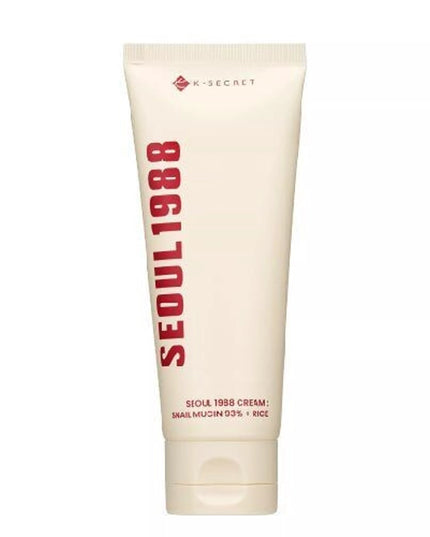 Crème KSECRET Seoul 1988 : Mucine d'escargot 93 % + Riz 100 ml