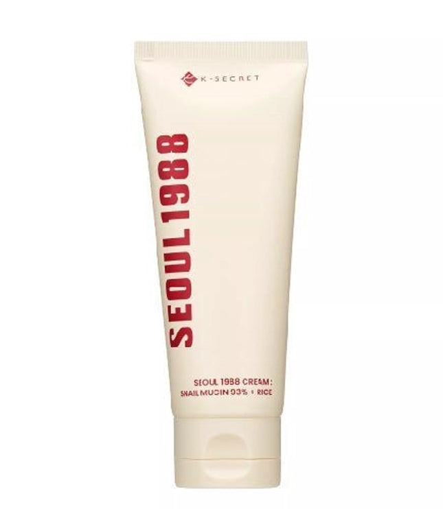 Crème KSECRET Seoul 1988 : Mucine d'escargot 93 % + Riz 100 ml