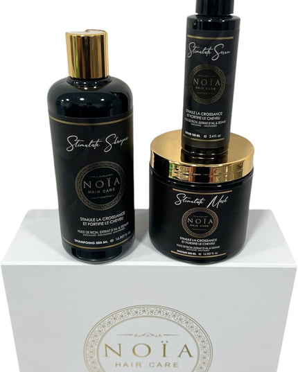 NOÏA HAIRCARE Coffret prestige Trio Antidotes + Peigne de voyage