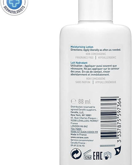 CERAVE Lait Hydratant Peaux Sèches - 88ml