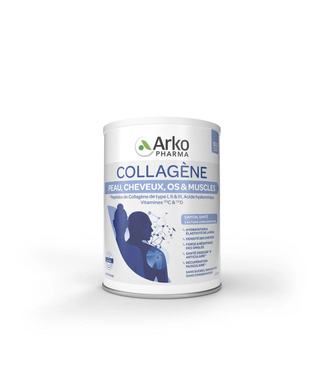 ARKOPHARMA COLLAGÈNE Peau Cheveux Os et Muscles - Poudre 260g