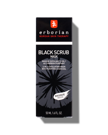 ERBORIAN BLACK SCRUB Masque au Charbon 50ml