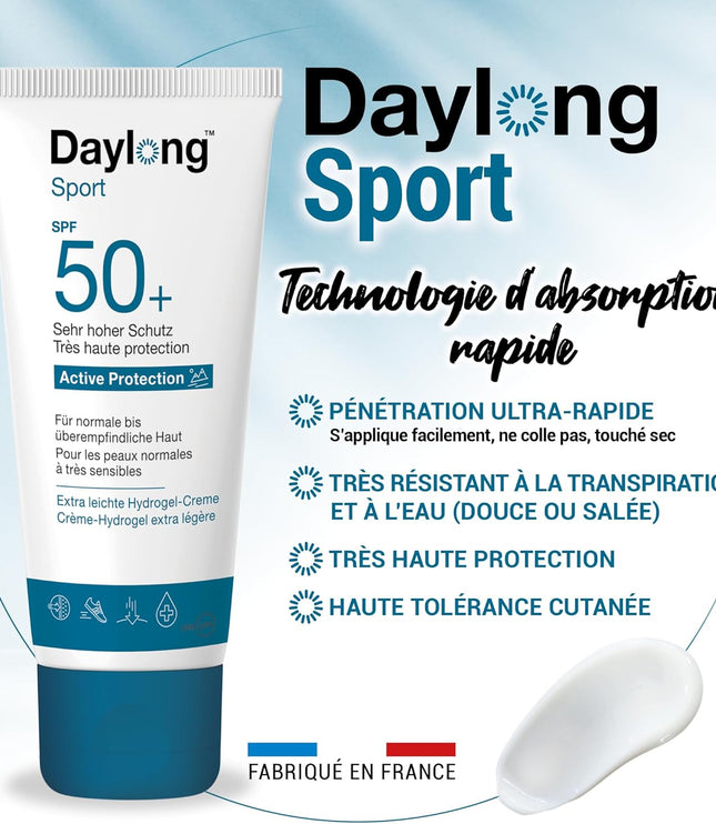 DAYLONG SPORT Crème-Hydrogel Extra Légère SPF50+ - 50ml