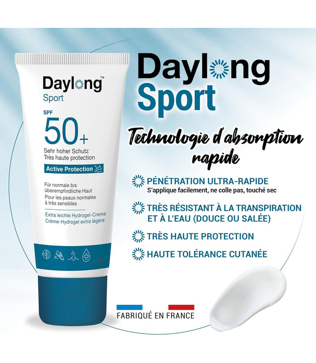 DAYLONG SPORT Crème-Hydrogel Extra Légère SPF50+ - 50ml