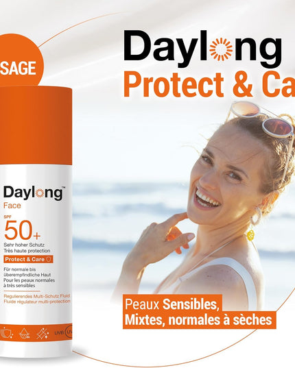DAYLONG FACE Fluide Régulateur Multi-Protection SPF50+ - 50ml