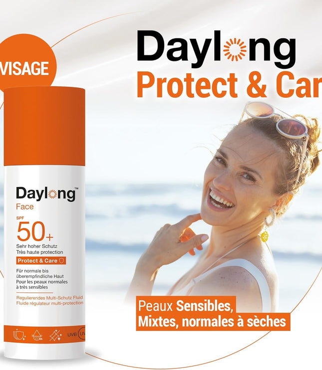DAYLONG FACE Fluide Régulateur Multi-Protection SPF50+ - 50ml