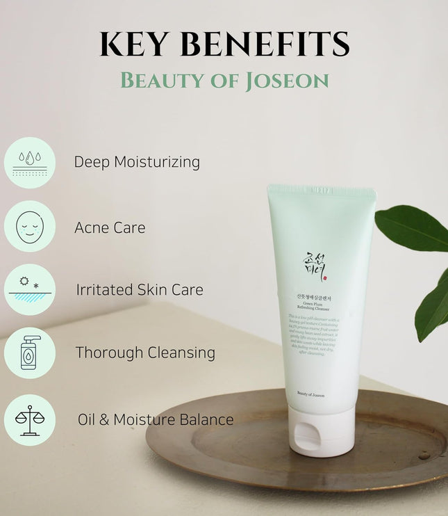 BEAUTY OF JOSEON GREEN PLUM Nettoyant Rafraîchissant Prune Verte - 100ml