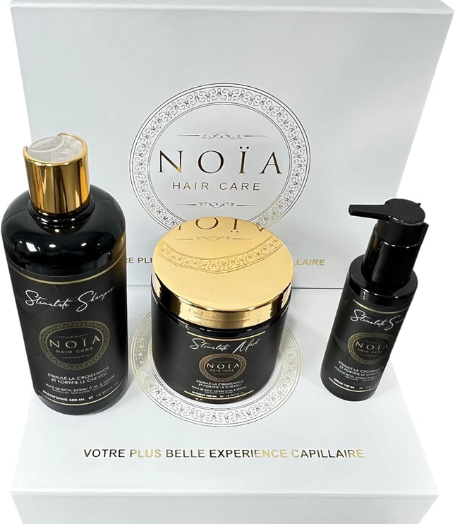NOÏA HAIRCARE Coffret prestige Trio Antidotes + Peigne de voyage