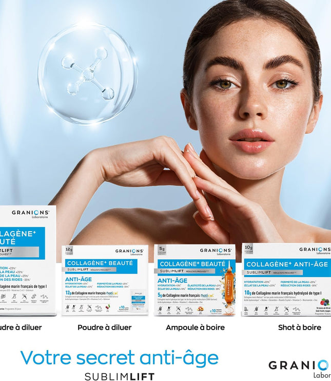 GRANIONS COLLAGENE + BEAUTÉ Sublimlift - Poudre 300g