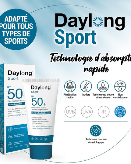 DAYLONG SPORT Crème-Hydrogel Extra Légère SPF50+ - 50ml