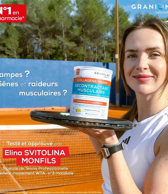 GRANIONS DÉCONTRACTANT MUSCULAIRE COLLAGENE MARIN Marin Goût Citron - 300g