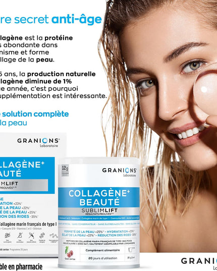 GRANIONS COLLAGENE + BEAUTÉ Sublimlift - Poudre 300g